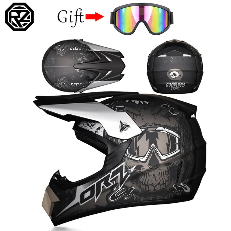 Children and adolescents professional full coverage motorcycle off-road race helmet bike AM DH helmet capacity motocross casso