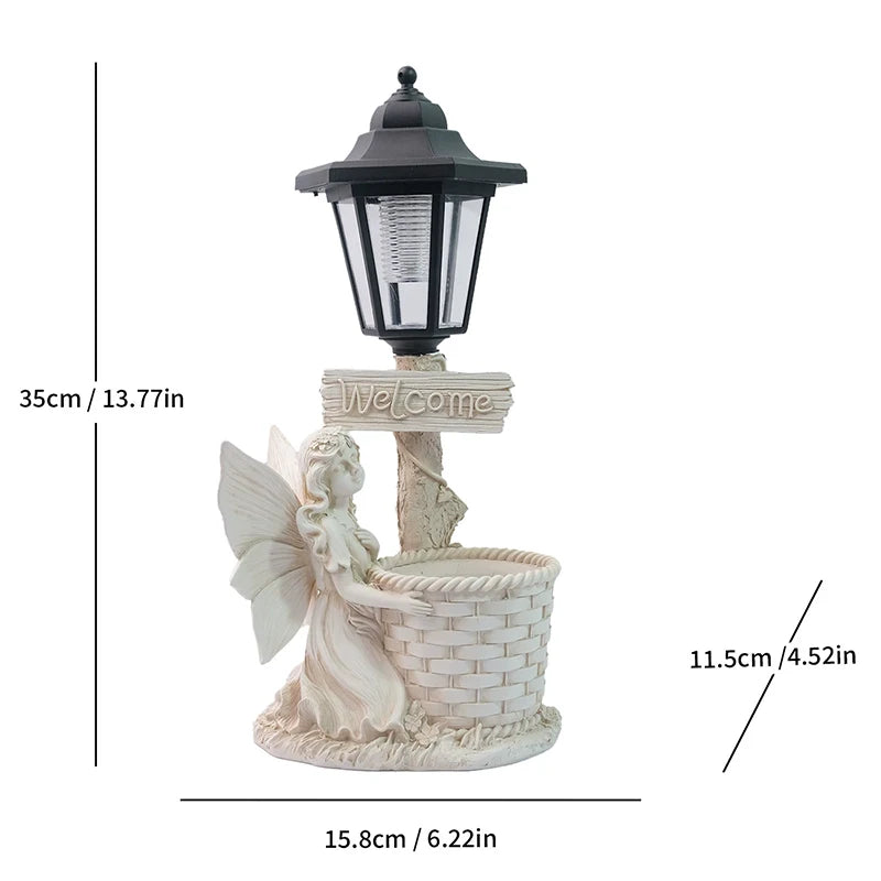 ភ្លើងសូឡា 2in1 ផើងផ្កាក្រៅផ្ទះ ផើងផ្កាប្តូរដោយស្វ័យប្រវត្តិ ភ្លើងតុបតែងសួន ចង្កៀងផ្កា IP65 ការពារទឹកសម្រាប់សួនច្បារ