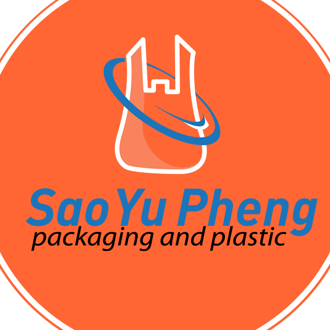 Logo of Sao Yu Pheng packaging and plastic on an orange background