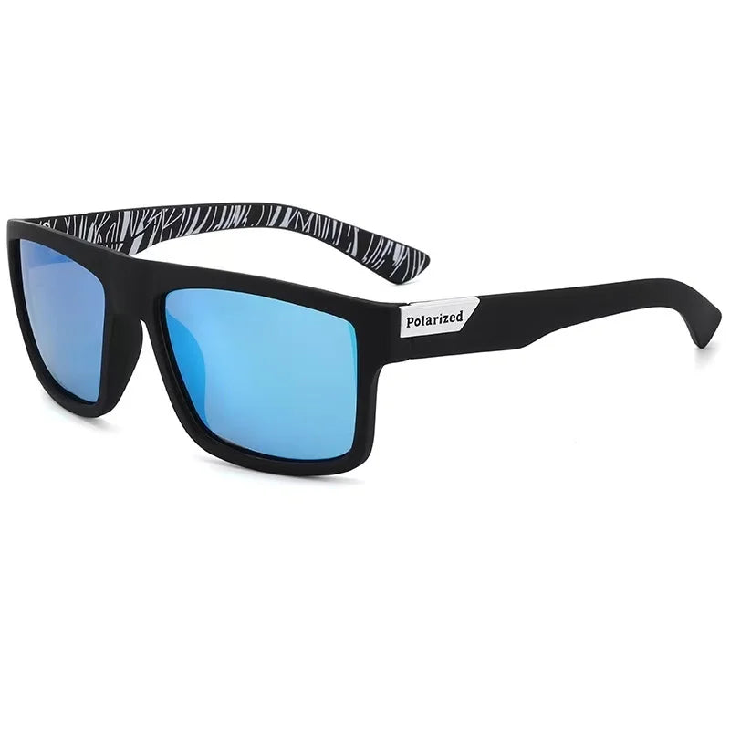 Large Frame UV Resistant Sunglasses, Men's Cycling Goggles, European and American Outdoor Color Changing Sunglasses, Driving Pol