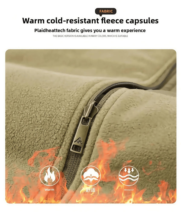 2026 Autumn winter Warm Thickened fleece double-sided  vest Men's Vest Jacket  Outerwear slim fit Jacket Casual Style