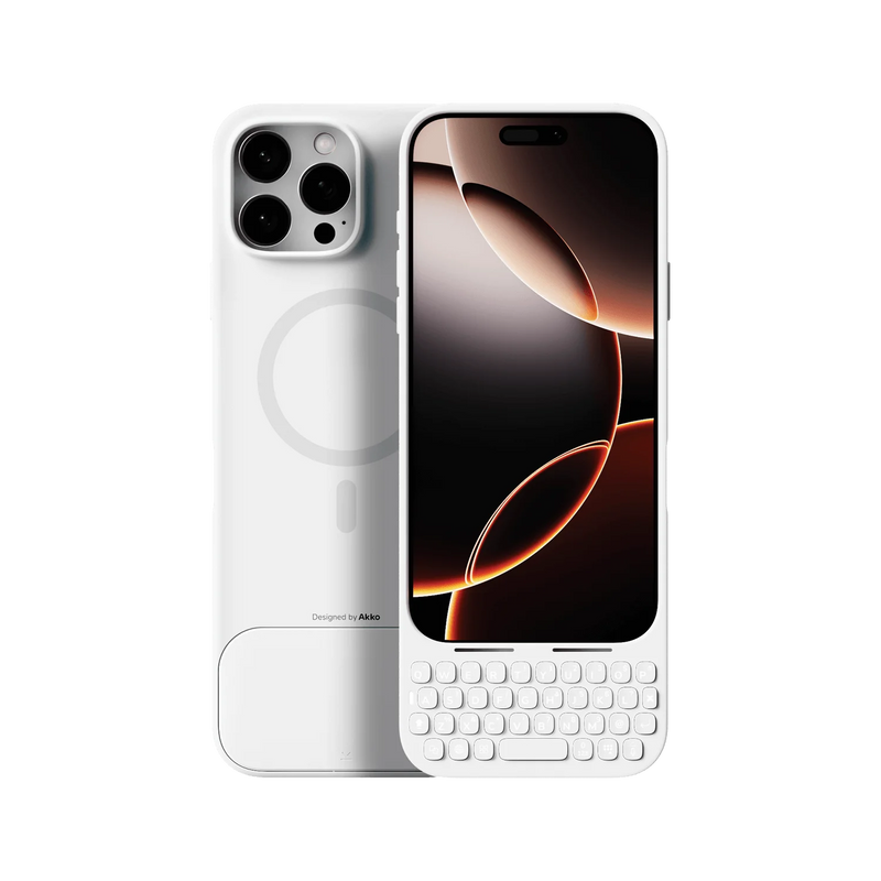 Akko MetaKey Phone case With Keyboard 37 keys Mini Phone Keyboard PU TPU with Magnetic Support For iPhone 16 Pro Max 17 Pro Max