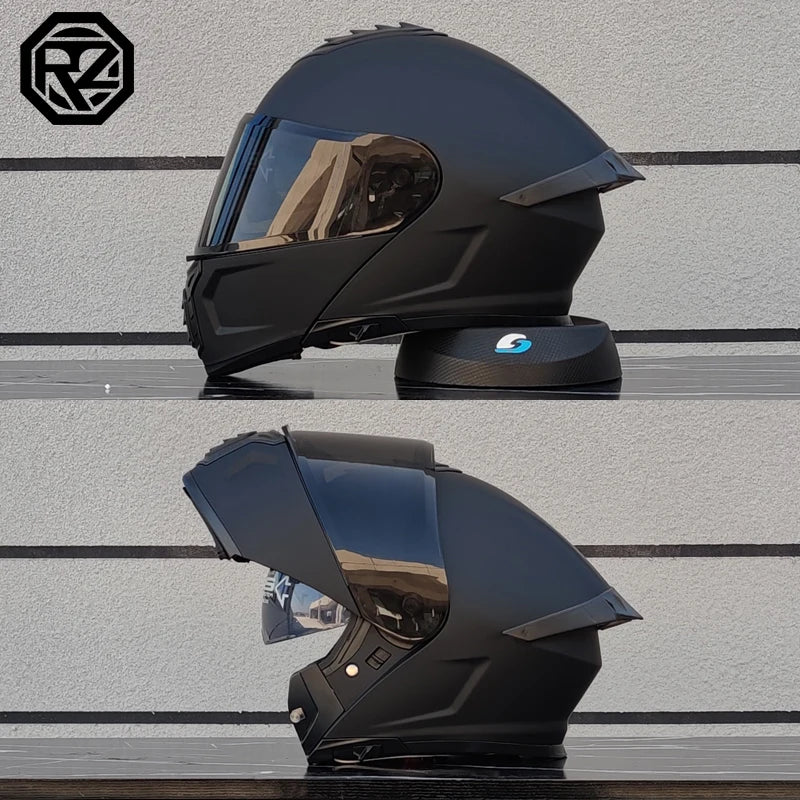 High Quality DOT Motorcycle Helmet Four Seasons Motocross Racing Modular Flip Up Casco Moto Men Women Off Road Helmet Unmasked