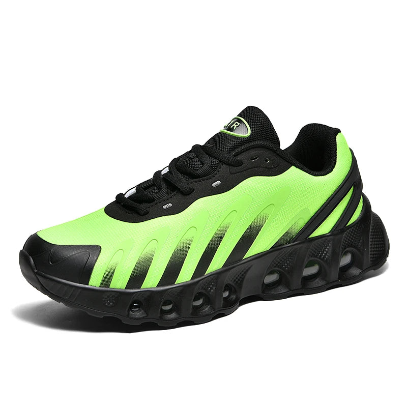 Mens Running Shoes 2025 New Street Trendy Lightweight Breathable Outdoor Fitness Mesh Jogging Flat Comfortable Sneakers for Man