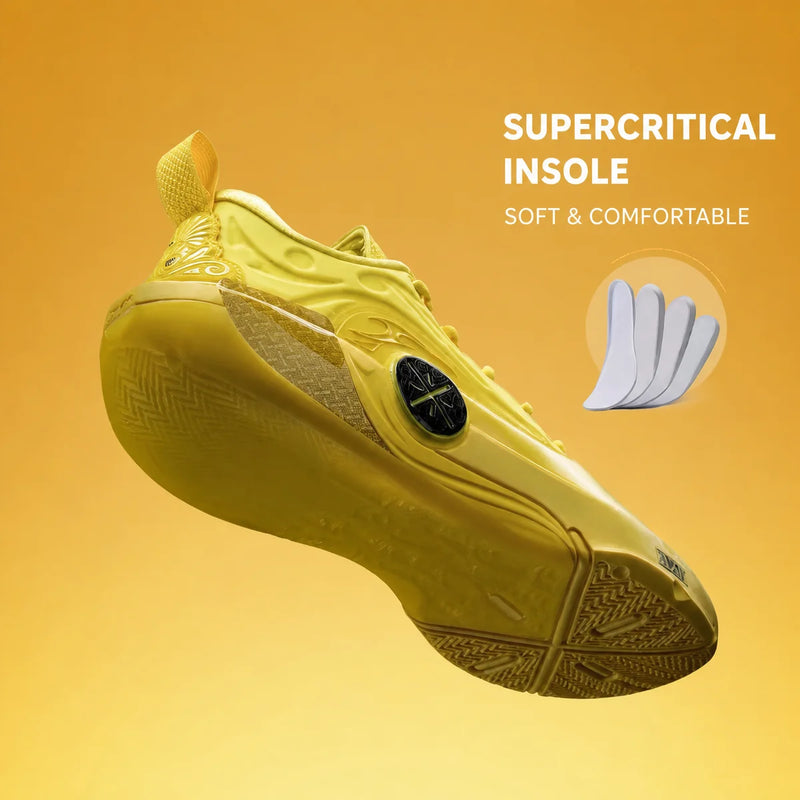 ស្បែកជើងបាល់បោះអាជីព Li-Ning សម្រាប់បុរស WAY OF WADE 12 SUPER BOOM ធ្វើពីសរសៃកាបូន LiNing សម្រាប់ការប្រកួត ABAV085