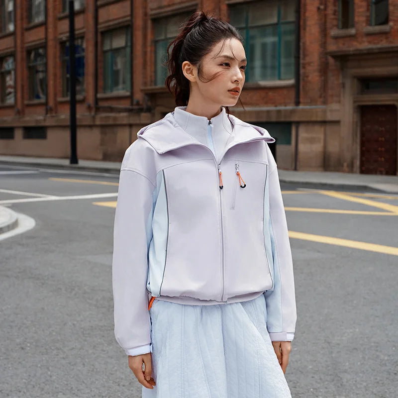 Semir Protective Jacket Women Winter Three-Resistant Windproof Anti-Static Two-Piece 2025 New Color Block Jacket Women'S Wear