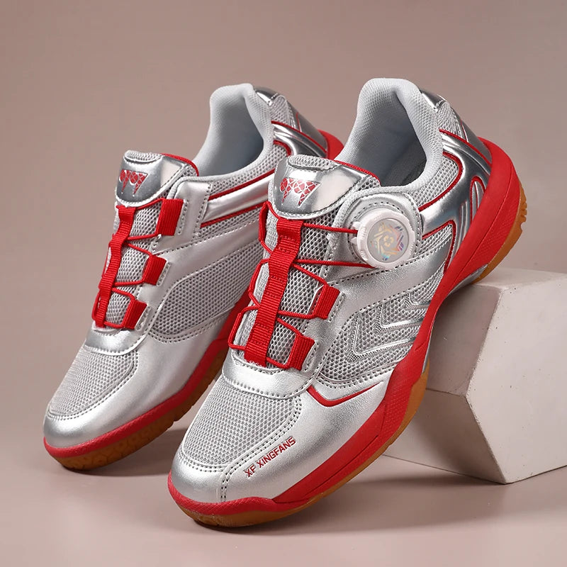 Mens Badminton Shoes High Elasticity Midsole Support Strong Wrapping Indoor Outdoor Fields Anti Twist Stable Training Sneakers