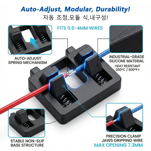 ឧបករណ៍ ផ្សារ PCB, តង្កៀប បឺត អាច លៃតម្រូវ បាន ជាមួយ នឹង ឧបករណ៍ កាន់ ក្ដាប់ សម្រាប់ ជំនួយ ផ្សារ Motherboard និង ឧបករណ៍ ផ្សារ TIG