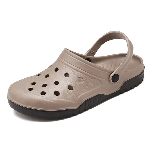 Plus Big Size 50 51 52 53 54 Summer Rubber Sandals Men Clogs Garden Shoes Zuecos Hombre Cholas Man Clog Beach Shoes Wide Foot