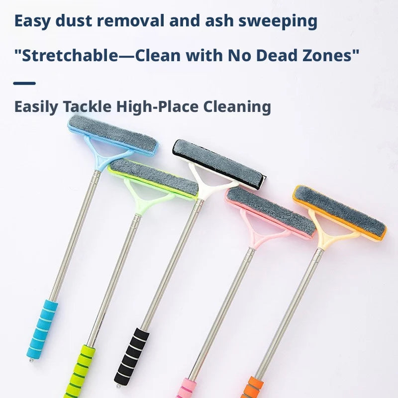 SEAMETAL Car Windshield Water Scraper Telescopic Automobile Window Glass Wiper Cleaning Brush for Car Cleaning Accessories