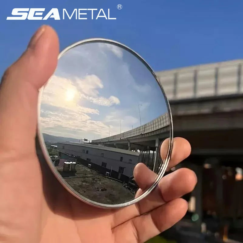 SEAMETAL 1/2pcs Car Reaview Blind Spot Mirror Wide Angle Round Convex Side Mirrors Rear View Mirrors for Truck Car Accessories
