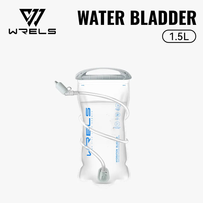 WRELS 1\1.5\2\2.5\3L Hydrapak Water Reservoir Leak Proof Water Bladder BPA Free for Camping Running Hiking Hydration Bladder
