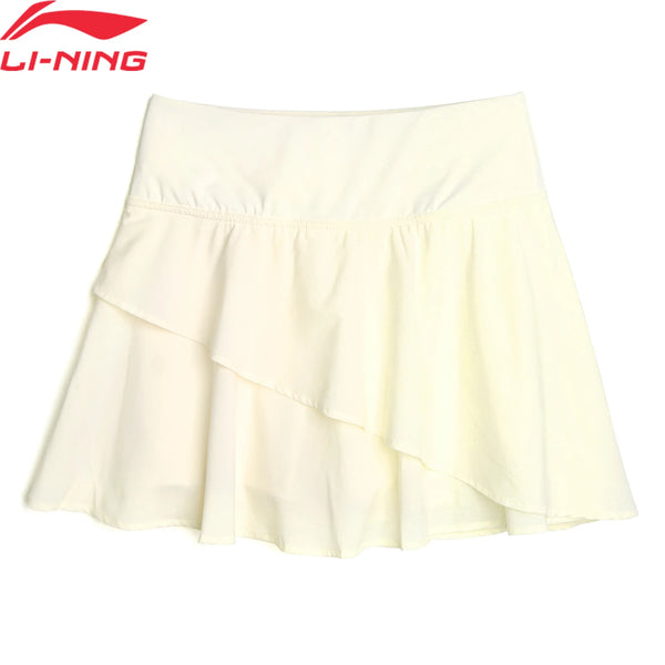 សំពត់ខ្លីសម្រាប់កីឡាវាយកូនបាល់នារី Li-Ning រាងស្លីមហ្វីត 89% Polyester 11% Elastane LiNing Sports Pantskirt AKSV938