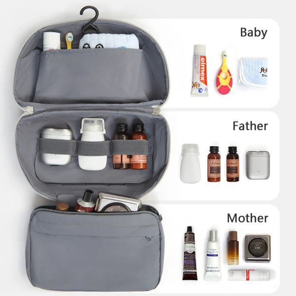 កាបូបដាក់គ្រឿងសម្អាង Naturehike Oxygen 2 in 1 សម្រាប់ដាក់សម្ភារៈសើម និងស្ងួត សម្រាប់ធ្វើដំណើរអាជីវកម្ម ងាយស្រួលយកតាមខ្លួន ការពារទឹក សមត្ថភាពផ្ទុកធំ កាបូបដាក់គ្រឿងសម្អាង