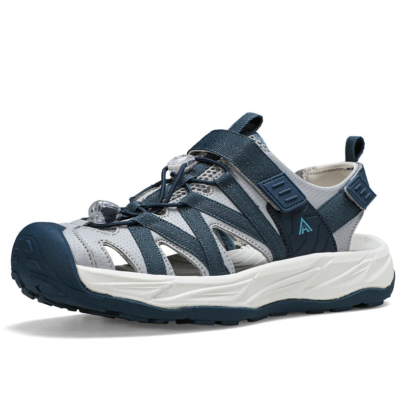 HUMTTO Breathable Hiking Shoes Men's Quick-Drying Wading Shoes for Men Summer Beach Outdoor Sandals Non-Slip Aqua Sneakers Male