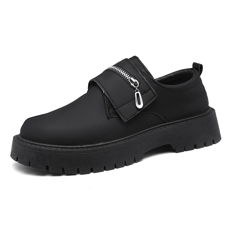 Men's business dress shoes four seasons breathable light soft-sole non-slip Joker tooling leather shoes fashion outdoor walking