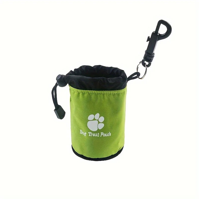 1pc Dog Treat Pouch,Portable& Durable Pet Training Bag Pouch Treat Bag,Drawstring Zipper,Ideal for On-the-Go Snacks,Dog Snacks