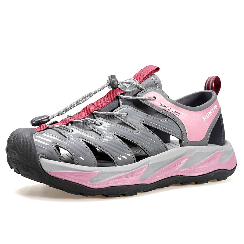 HUMTTO Beach Sandals Breathable Luxury Designer Shoes for Women Platform Summer Water Woman Shoe Quick Dry Womens Flat Sneakers