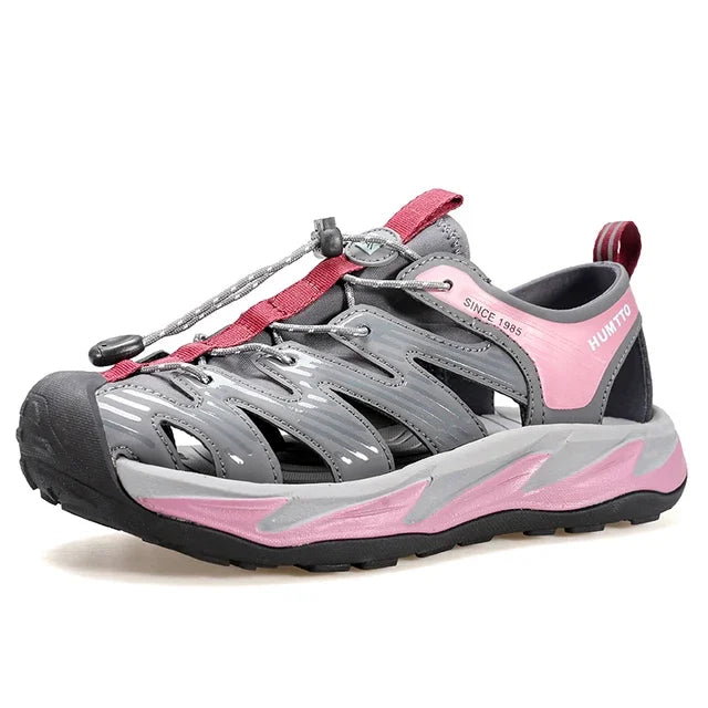 HUMTTO Summer Women Sandals Quick Dry Beach Shoes for Woman Breathable Ladies Luxury Designer Outdoor Sport Aqua Sneakers Womens