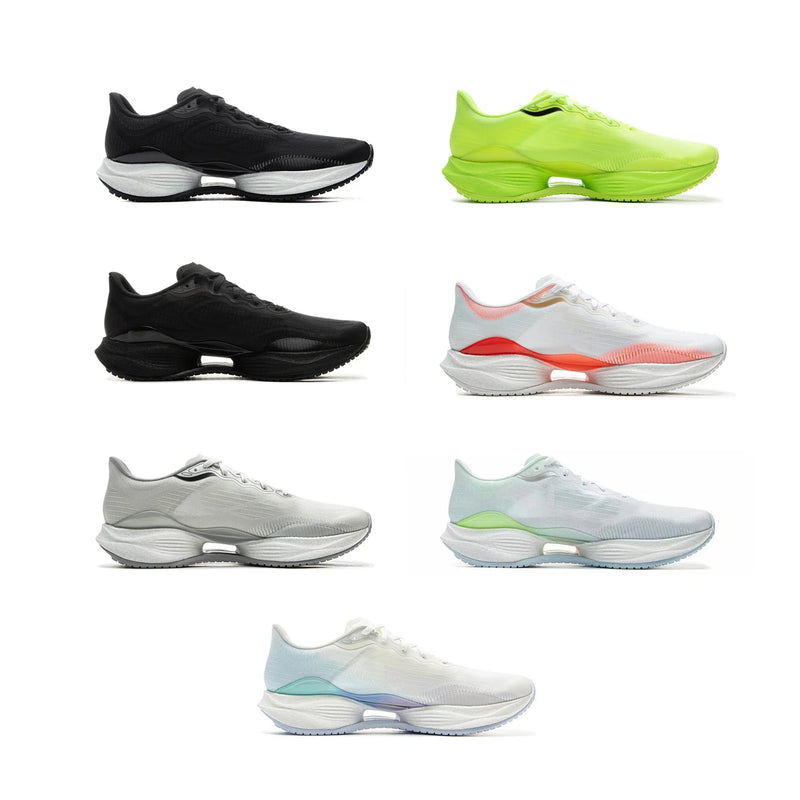Li-Ning Men's SUPER LIGHT 22 Light Running Shoes TEMPO BOUNSE Cushion BOOM FIBER LiNing Wearable Anti-Slip Sneakers ARBV001