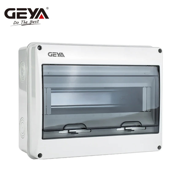 ប្រអប់ចែកចាយអគ្គិសនី GEYA 5/8Ways ការពារទឹកជ្រាប ជាមួយនឹងប្រអប់ខ្សែភ្ជាប់ប្លាស្ទិក MCB សម្រាប់ឧបករណ៍បំបែកសៀគ្វី