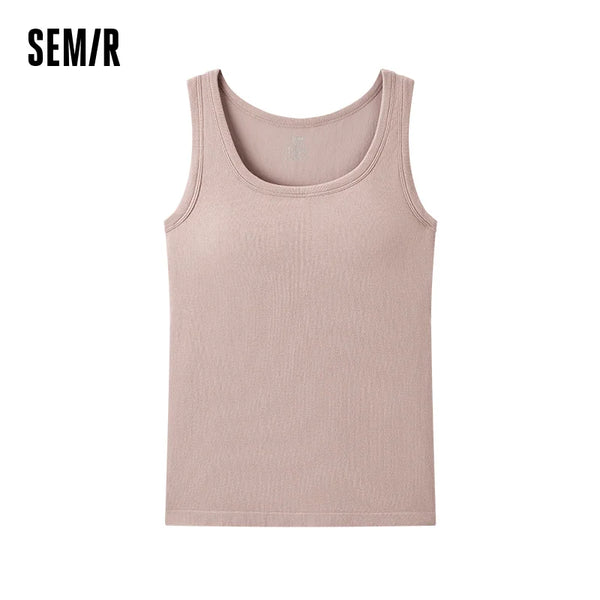 អាវកាក់ស្ត្រី Semir ស្លីមហ្វីត 2026 ទន់សម្រាប់ពាក់ប្រចាំថ្ងៃ ខាងក្នុង ខាងក្រៅ ស្រទាប់ខាងក្រៅ ស្រូបយកសំណើមកម្ដៅ