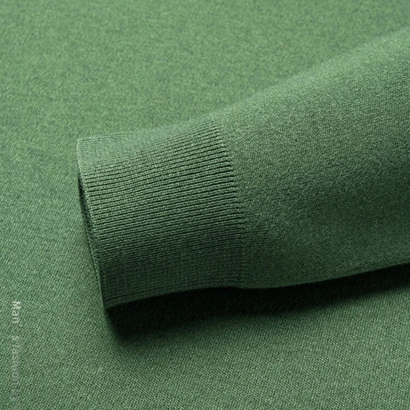 Men's Cashmere Blend Turtleneck, 480g 4A Anti-Pilling, Heavyweight Warm, Multi-Color WOOL