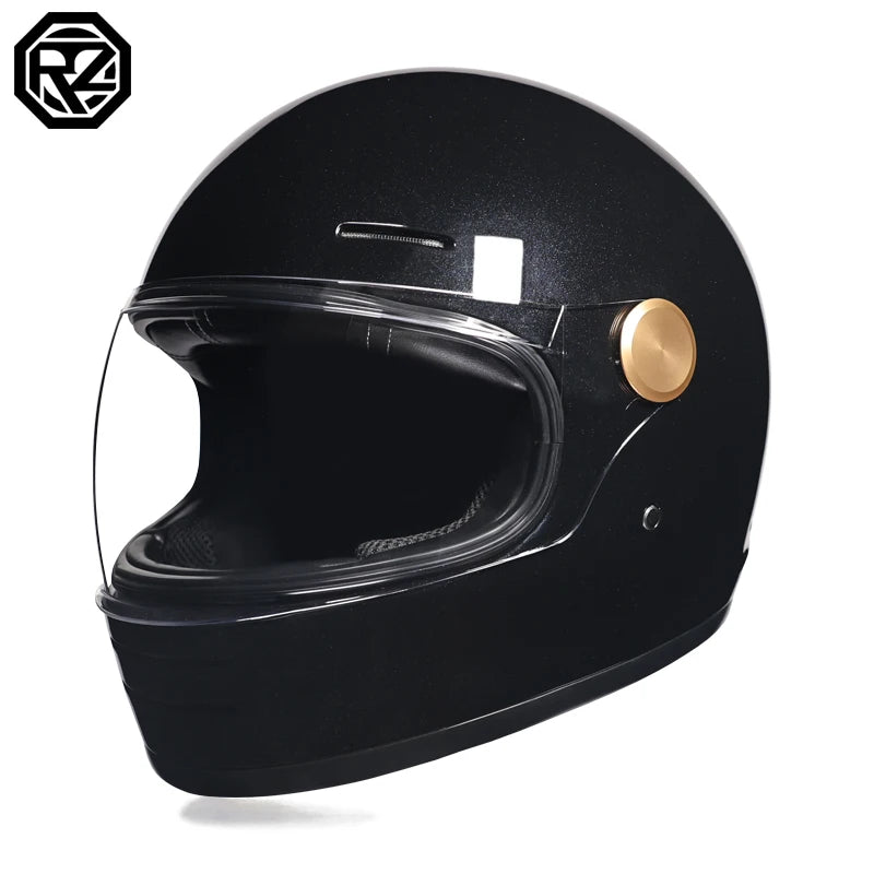 ORZ-806 Motorcycle helmet retro cruise motorcycle full helmet personalized lens ABS material