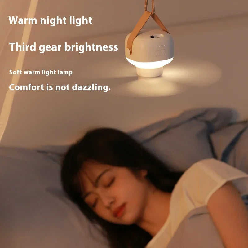 កង្ហារពិដានចល័ត LED ដែលអាចសាកបាន កង្ហារអគ្គិសនី LED ចង្កៀងរាត្រី ចង្កៀងផ្ទះ ក្រៅផ្ទះ បោះតង់ ព្យួរ ភ្លើងកង្ហារ ជាមួយឧបករណ៍បញ្ជាពីចម្ងាយ