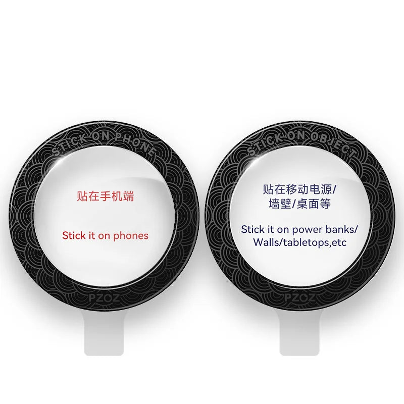 PZOZ Magsafe magnetic suction ring Mobile phone wall mounted magnetic strip wall sticker Kitchen Bathroom watching video Holder