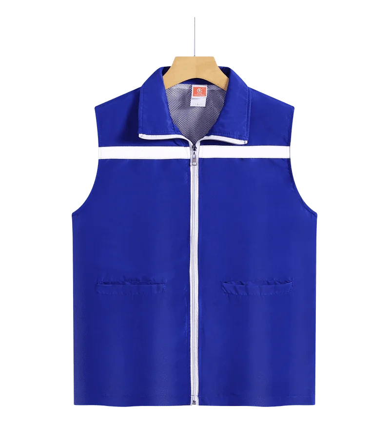 Volunteer advertising shirt Obvious waistcoat vest Sanitation volunteer supermarket staff work clothes substitute driver