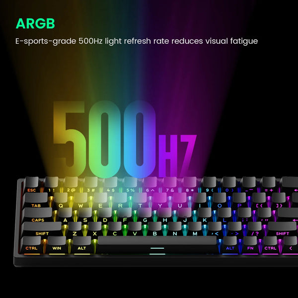 Akko MonsGeek FUN68 HE Keyboard 65% Magnetic Switch Rapid Trigger 0.005mm 8000Hz ARGB Type-C Wired Gaming Gamer Custom Keyboard