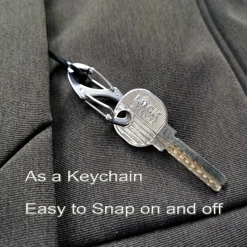 4pcs Climbing Anti-Theft Buckle Zipper LocksHooks,for Backpacks and Bags,Multi-functional anti-theft metal buckle, handbag strap