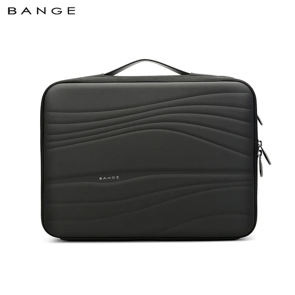 BANGE Shockproof Protective Laptop Sleeve Case for 14.1 Inch New MacBook Pro Black Slim Carrying Waterproof Laptop Bag Men Women