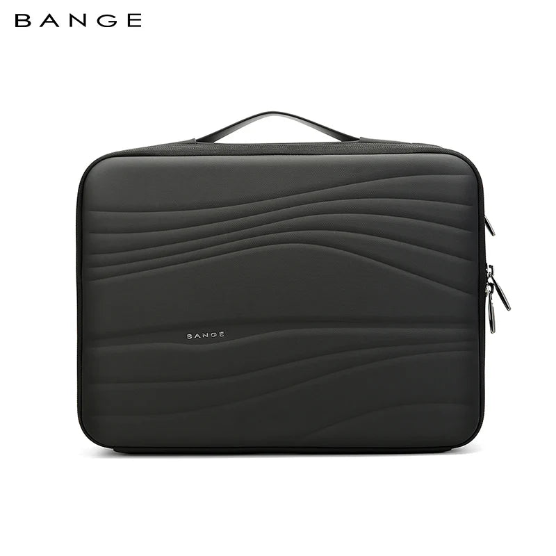 BANGE Shockproof Protective Laptop Sleeve Case for 14.1 Inch New MacBook Pro Black Slim Carrying Waterproof Laptop Bag Men Women