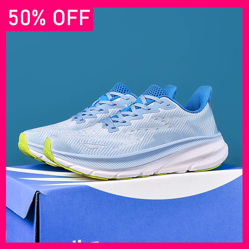 Unisex Sports Shoes Trendy Mesh Breathable Summer Running Shoes New Thick Soled Shock-absorbing Outdoor Fitness Tennis Shoes