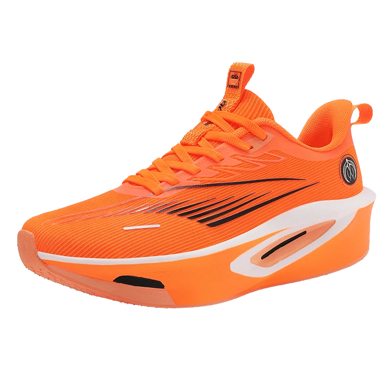 Couple Running Shoes Breathable Mesh Lightweight Cushioning Field Long-distance Running Training Sneakers for Men Women