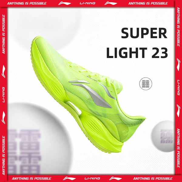 ស្បែកជើងរត់បុរស Li-Ning SUPER LIGHT 23 Light BOOM មានខ្យល់ចេញចូលបានល្អ ប្រើប្រាស់បានយូរ មានផាសុកភាព ស្បែកជើងប៉ាតារត់ហាត់ប្រាណប្រចាំថ្ងៃ LiNing ARBW017