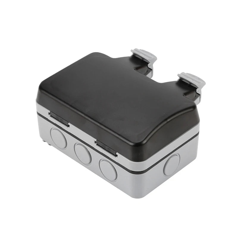 International Universal IP66 USB Wall Outdoor Waterproof Switch Socket,UK EU DE Korea Rain Proof Charging Outlet Waterproof Box