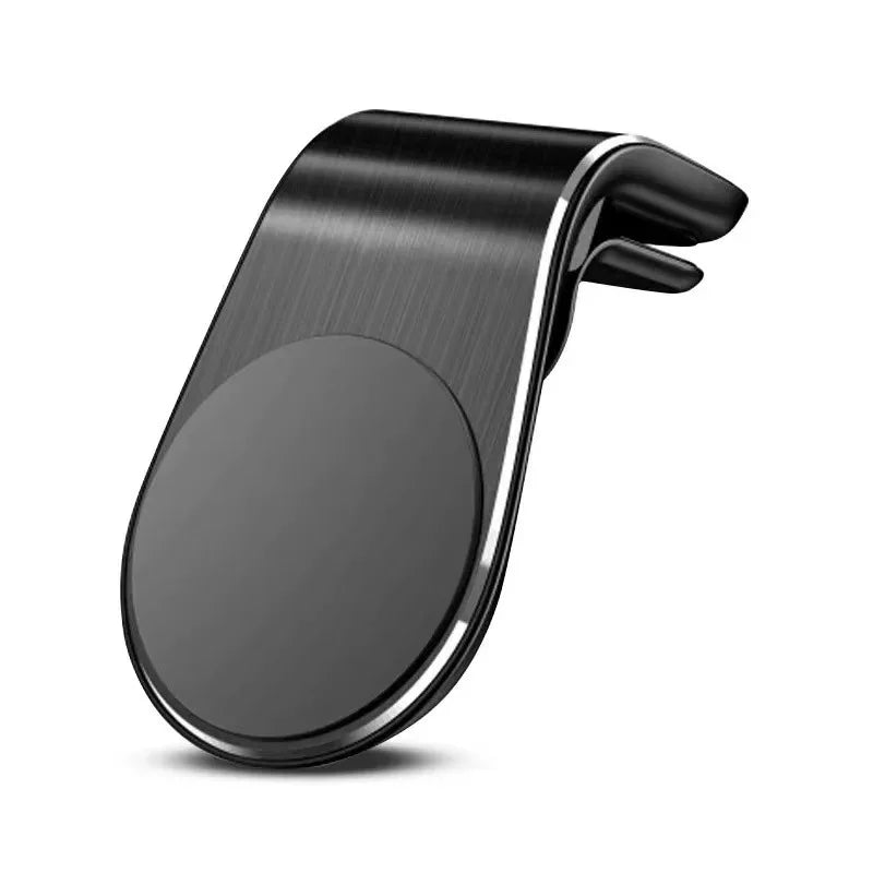 1pc Automobile L-Shaped Magnetic Phone Holder, Used for Car Magnet Phone Holder, Car Mobile Holder, Air Outlet Holder.