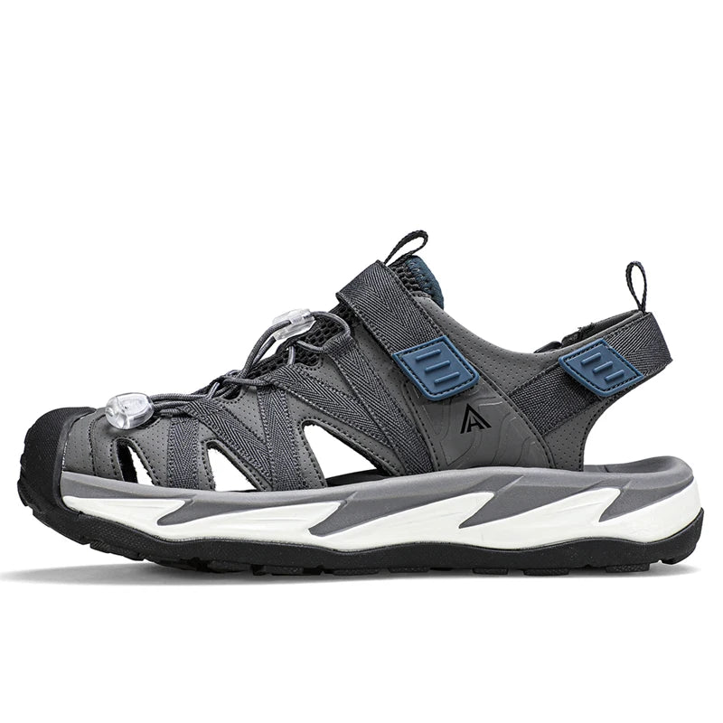 HUMTTO Breathable Hiking Shoes Men's Quick-Drying Wading Shoes for Men Summer Beach Outdoor Sandals Non-Slip Aqua Sneakers Male