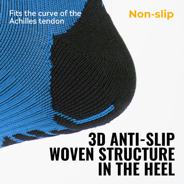 WRELS Running Socks Breathable 3D Anti Slip Cushioned Anti-Blister Ultralight Marathon Hiking Athletic Sports Socks Men Women