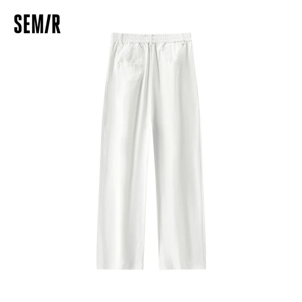 ខោស្ត្រី Semir ត្បាញឆ្នាំ ២០២៦ ក្រណាត់ទន់ជើងធំទូលាយចង្កេះយឺតសម្រាប់អ្នកធ្វើដំណើរក្នុងទីក្រុងធម្មតាប្រចាំថ្ងៃស្ទីលទន់មានផាសុកភាពប្រចាំថ្ងៃ