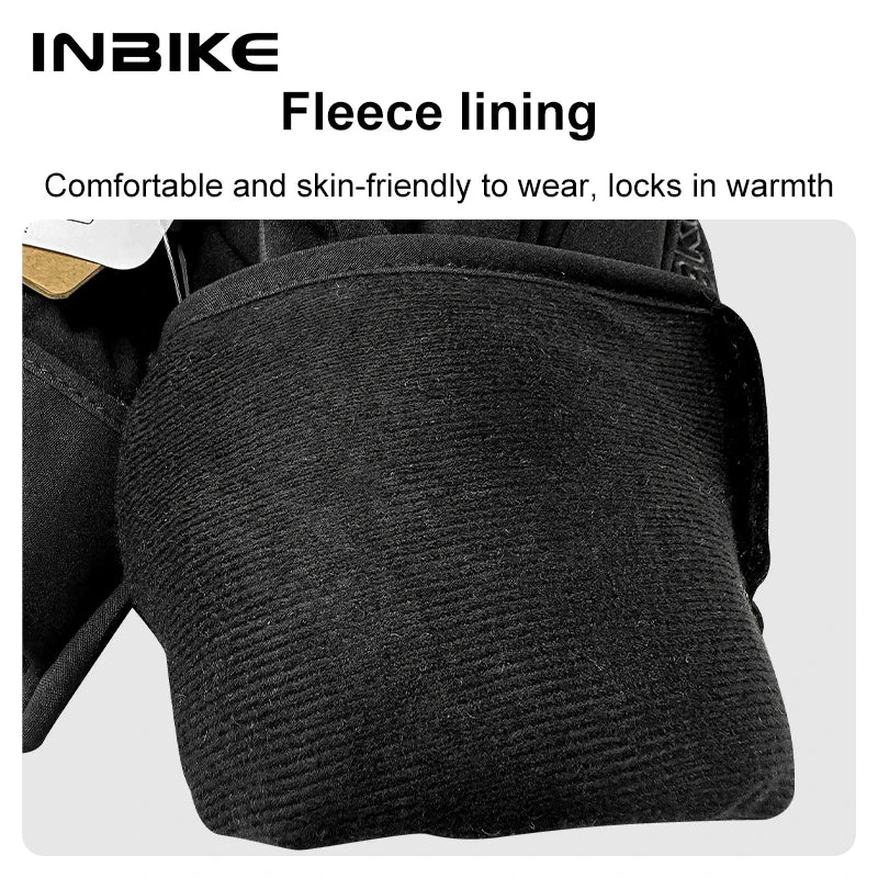 INBIKE Winter Gloves Touchscreen 3M Thinsulate Cycling Gloves for Men Women Waterproof Cold Weather Sports Fishing Gloves 23°F