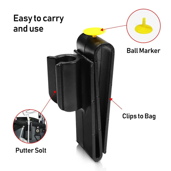 Golf clubs rack Precision Distance Puttiing Drill