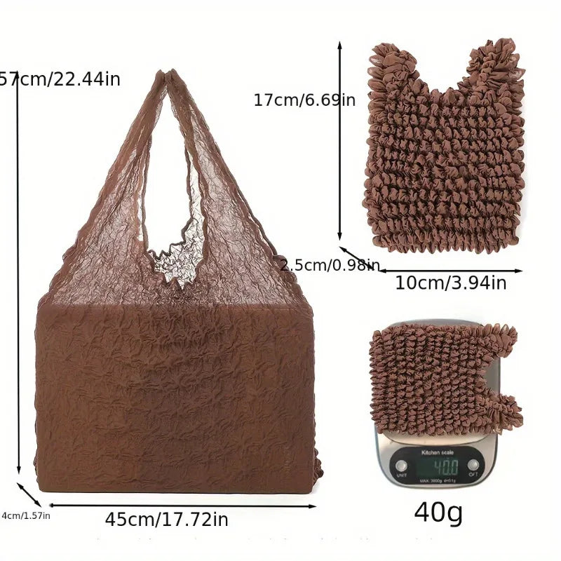 1/2pcs Cute Retractable Magic Handbags Portable, Ideal for Shopping & Storage, Perfect Gift for Friends, Cute Handbags