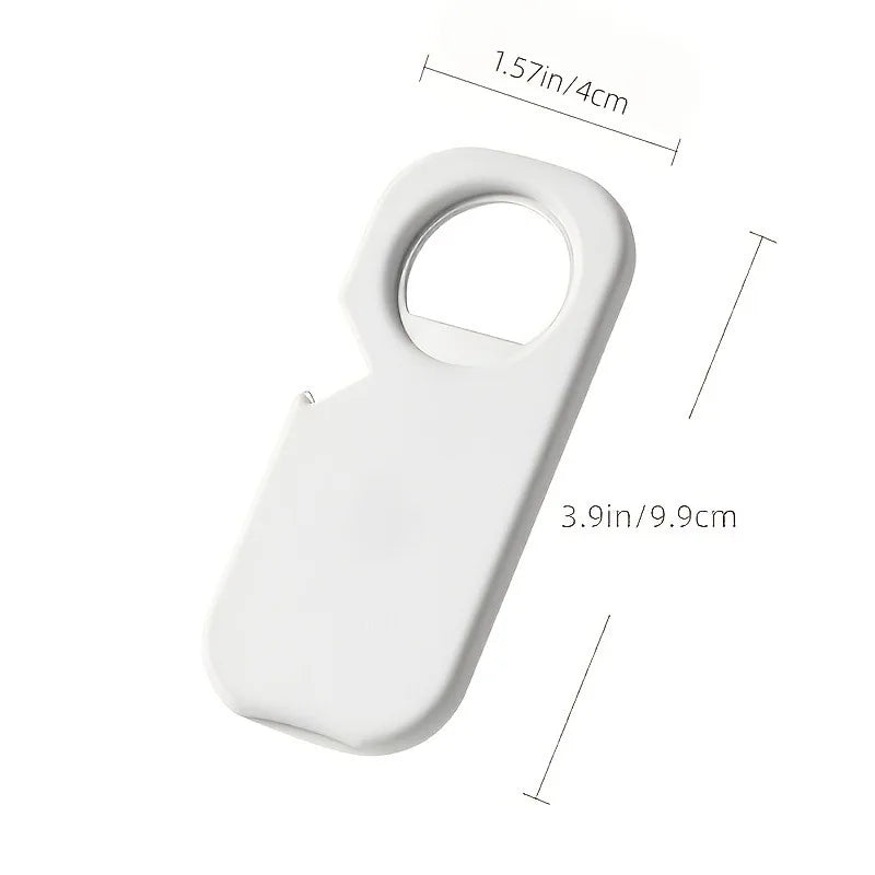 3-In-1 Stainless Steel Bottle Opener, Easy Grip Lid Remover,Durable Bar Tool for Beer,Soda And Jars, Magnetic Bottle Opener