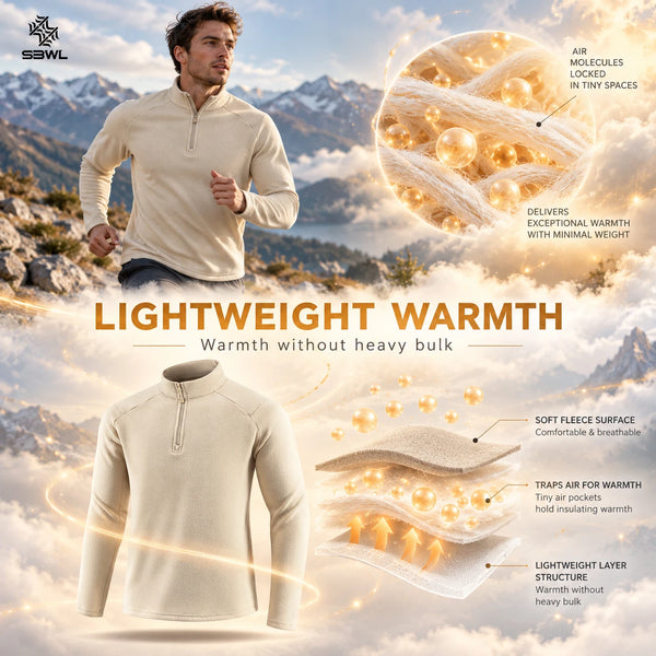 SBWL 2026 High-quality Outdoor Sports Inner Lining Autumn/Winter Warm Long-sleeved Stand-up Collar Tops Running Fitness Jackets