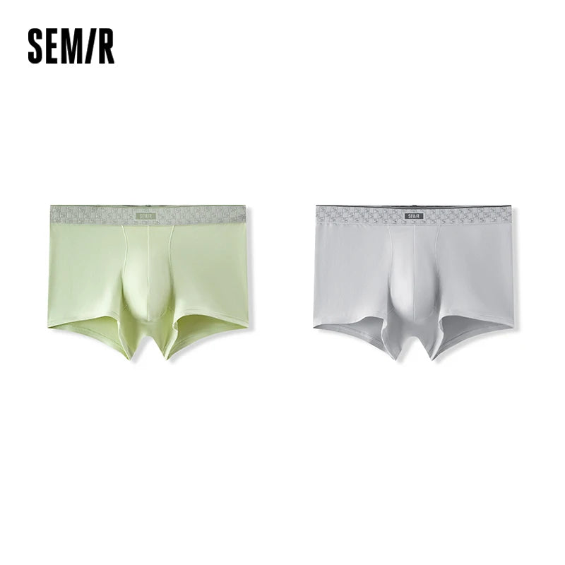ខោខ្លីបុរស Semir ធ្វើពីក្រណាត់ប្រឆាំងបាក់តេរី វាយនភាពប៉ាក់ ទន់ ពាក់កណ្ដាលចង្កេះ សមល្មម រដូវស្លឹកឈើជ្រុះ ឆ្នាំ២០២៦ ផាសុកភាពប្រចាំថ្ងៃ