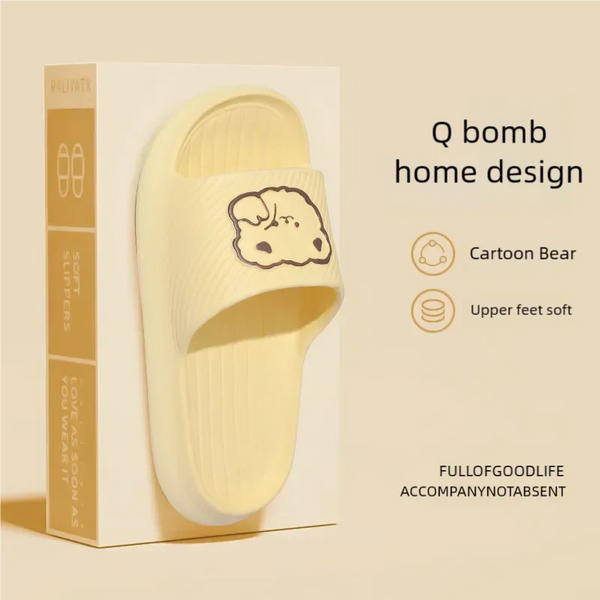 Couples Soft Sole Indoor Slippers Men and Women Summer new Comfortable Anti slip Waterproof Beach Sandals Home Bathroom Slippers